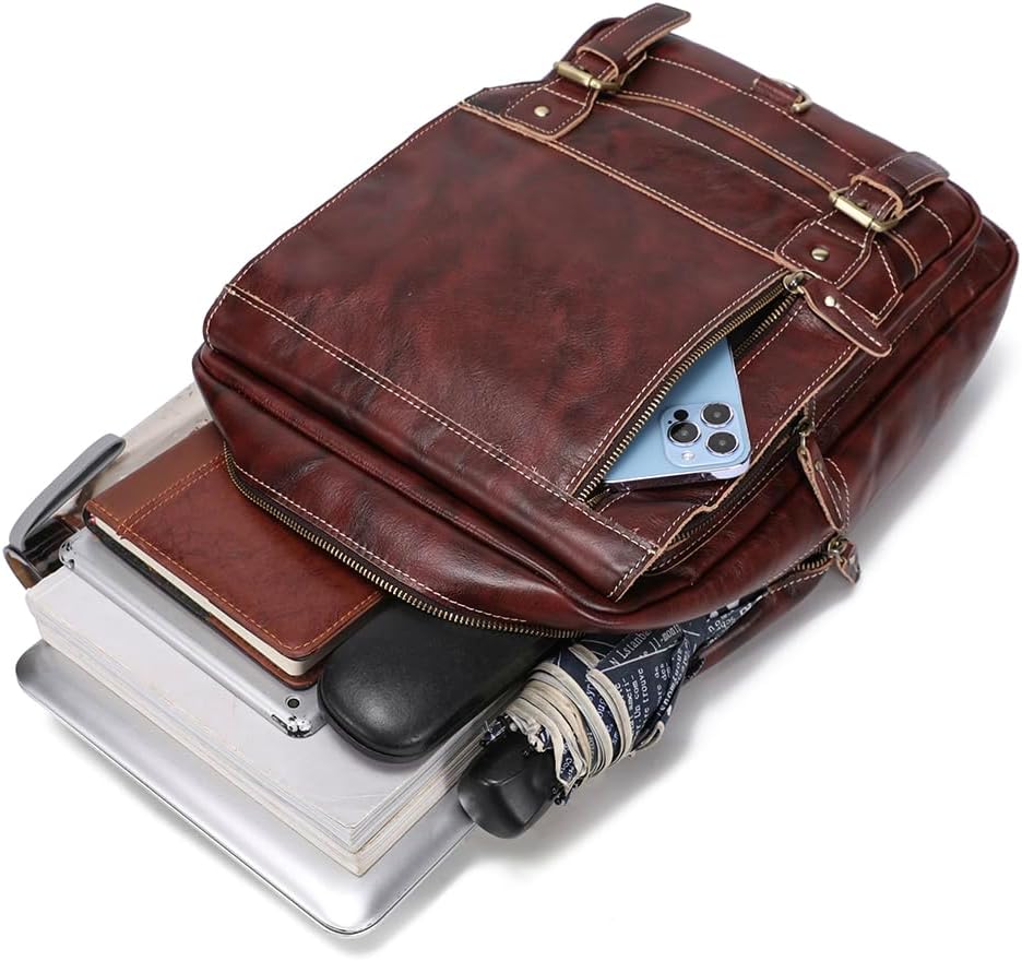 Morsut] リュック 本革 メンズ リュックサック バックパック ビジネス